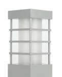 Lampa stojąca słupek ogrodowy RADO II 3 AL SU-MA 25 cm wysokości - 4