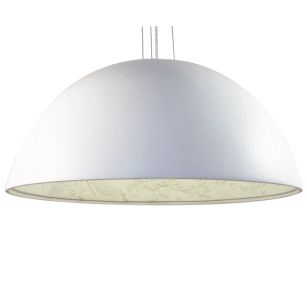 Lampa wisząca FROZEN GARDEN biała matowa 60 cm ST-7049 white matt