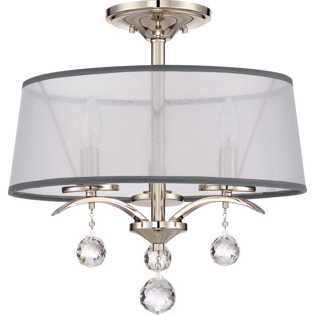 Plafon WHITNEY QZ-WHITNEY-SF QUOIZEL Ozdobna elegancka