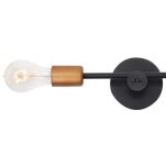 Lampa ścienna STICKS II 6267 Nowodvorski Stylowa lampa o prostej formie czarmy-miedź - 2