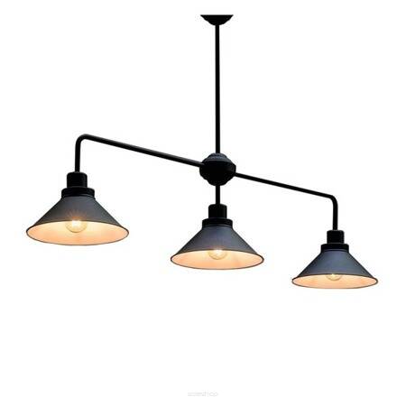 Lampa wisząca CRAFT III 9150 Nowodvorski 3 metalowe klosze minimalistyczna 