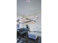 Lampa wisząca BRIGHTON 3 AZ1609 Azzardo Nowoczesna minimalistyczna 3 okręgi LED chrome - 9