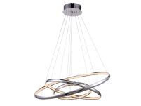 Lampa wisząca BRIGHTON 3 AZ1609 Azzardo Nowoczesna minimalistyczna 3 okręgi LED chrome - 5