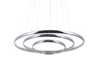Lampa wisząca BRIGHTON 3 AZ1609 Azzardo Nowoczesna minimalistyczna 3 okręgi LED chrome - 3