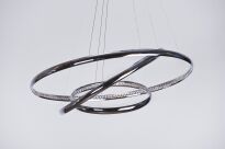 Lampa wisząca BRIGHTON 3 AZ1609 Azzardo Nowoczesna minimalistyczna 3 okręgi LED chrome - 4