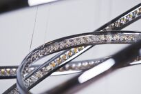 Lampa wisząca BRIGHTON 3 AZ1609 Azzardo Nowoczesna minimalistyczna 3 okręgi LED chrome - 7