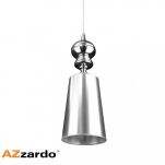Lampa wisząca BAROCO 1 PENDANT AZ0307 Azzardo Pojedynczy nowoczesny zwis w kolorze srebrnym - 2