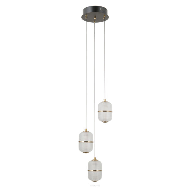 Lampa wisząca Alani PND-34375-3-BK Italux