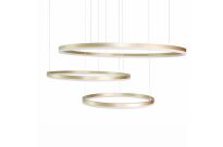 Lampa wisząca HALO PENDANT 100 + 80 + 60 GOLD złoty Azzardo AZ4708 - 2