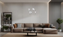 Lampa wisząca Fuente PND-34395-6-BK Italux - 2
